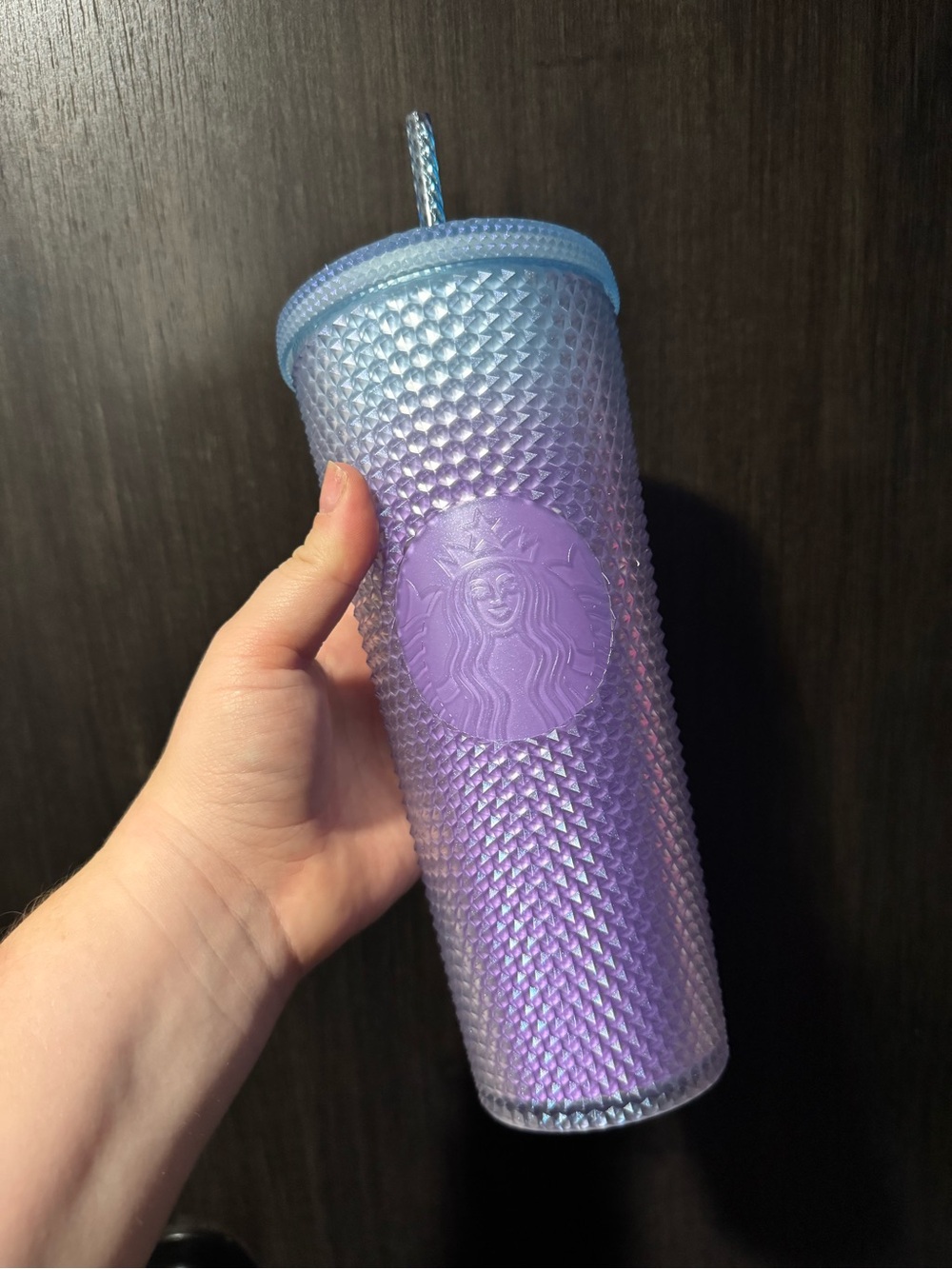 Starbucks Lavender Studded Tumbler with Matching Lid